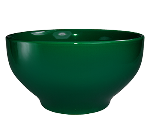 ITI 44 oz Round Cancun™ Bowl - Ceramic, Green (CA-44-G)-cityfoodequipment.com