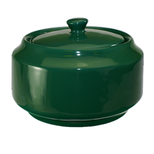 ITI 14 oz Cancun™ Sugar Bowl - Ceramic, Green (CA-61-G)-cityfoodequipment.com