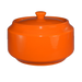 ITI 14 oz Cancun™ Sugar Bowl - Ceramic, Orange (CA-61-O)-cityfoodequipment.com