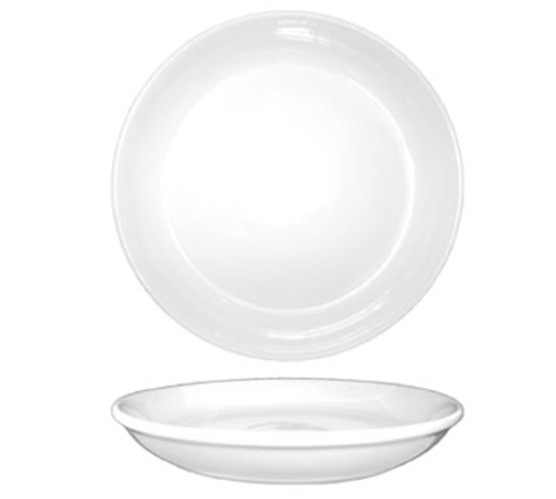ITI 14 1/4" Round Dover™ Plate - Ceramic, European White (DO-214)-cityfoodequipment.com