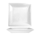ITI 9 1/8" Square Elite™ Plate - Porcelain, Bright White (EL-9)-cityfoodequipment.com