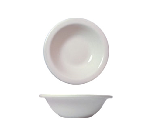 ITI 10 oz Round Dover™ Grapefruit Bowl - Porcelain, European White (DO-10)-cityfoodequipment.com