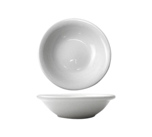 ITI 5 oz Round Dover™ Fruit Bowl - Porcelain, European White (DO-11)-cityfoodequipment.com