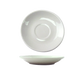 ITI 4 3/4" Round Dover™ A.D. Saucer - Porcelain, European White (DO-36)-cityfoodequipment.com