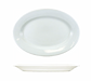 ITI 11 1/2" x 8 1/4" Oval Dover™ Platter - Porcelain, European White (DO-83)-cityfoodequipment.com