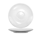 ITI 7 1/4" Round Dover™ Cappuccino Saucer - Porcelain, European White (DO-68)-cityfoodequipment.com