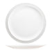 ITI 6 1/4" Round Dresden™ Plate - Porcelain, Bright White (DRN-6)-cityfoodequipment.com
