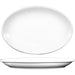 ITI 10 1/4" x 8" Oval Torino™ Platter - Porcelain, European White (TN-12/DO-12)-cityfoodequipment.com