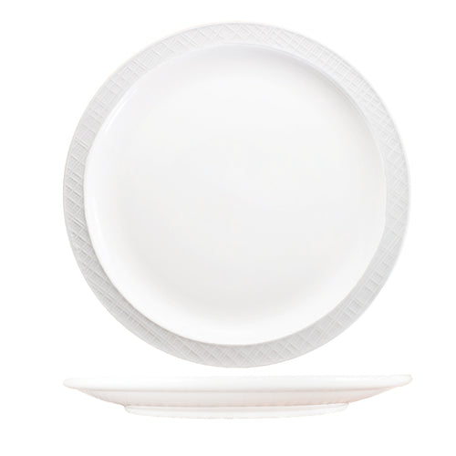 ITI 9" Round Dresden™ Plate - Porcelain, Bright White (DRN-8)-cityfoodequipment.com