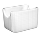ITI Rectangular Sugar Caddy - Porcelain, Bright White (DR-225)-cityfoodequipment.com