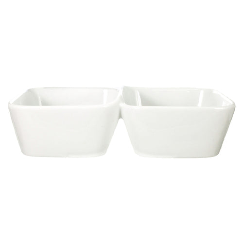 ITI 20 oz Rectangular Elite™ Bowl Dish - Porcelain, Bright White (EL-222)-cityfoodequipment.com