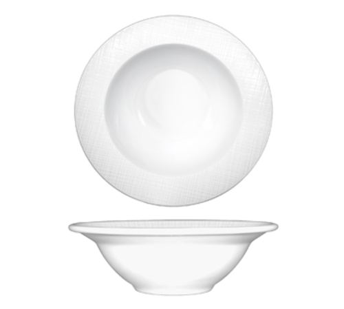 ITI 10 1/2 oz Round Dresden™ Grapefruit Bowl - Porcelain, Bright White (DR-10)-cityfoodequipment.com