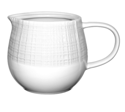 ITI 10 oz Dresden™ Creamer - Porcelain, Bright White (DR-100)-cityfoodequipment.com