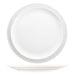 ITI 8 3/8" Round Dresden™ Plate - Porcelain, Bright White (DRN-22)-cityfoodequipment.com