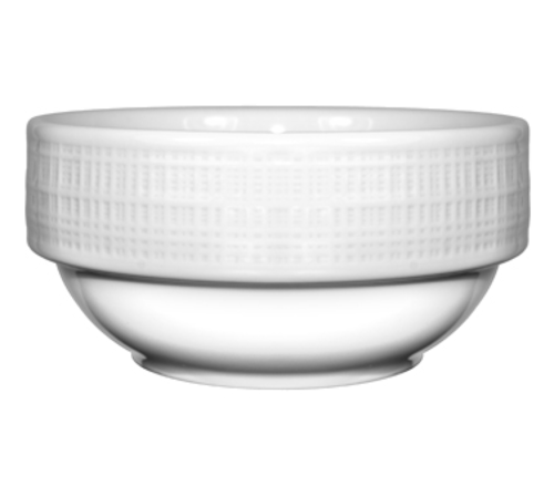 ITI 12 oz Round Dresden™ Fruit Bowl - Porcelain, Bright White (DR-11)-cityfoodequipment.com