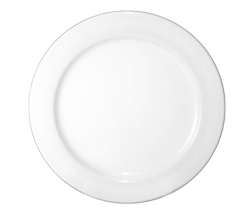 ITI 8 1/4" Round Dover™ Plate - Porcelain, European White (DO-22)-cityfoodequipment.com