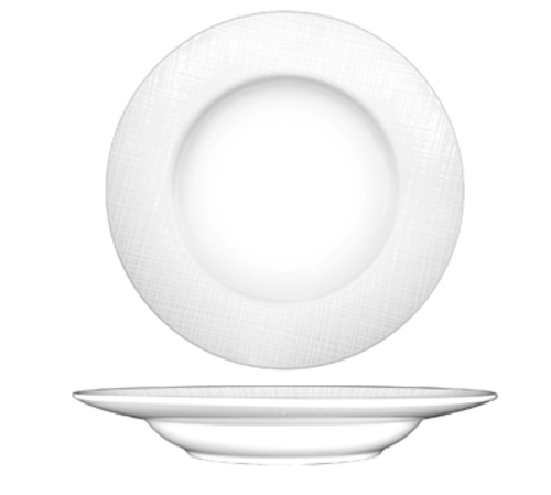 ITI 24 oz Round Dresden™ Pasta Bowl - Porcelain, Bright White (DR-120)-cityfoodequipment.com