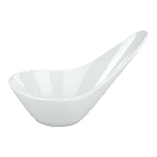 ITI 10 oz Oval Dover™ Bowl - Porcelain, European White (DO-900)-cityfoodequipment.com