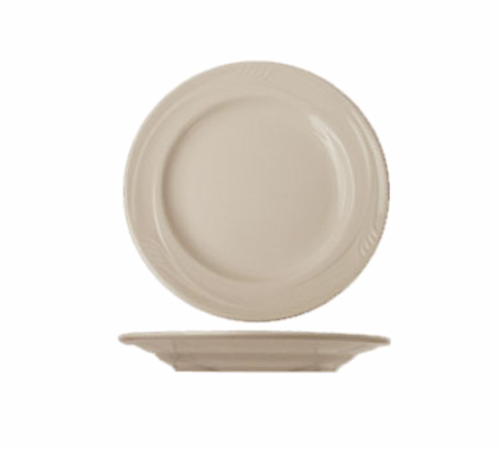 ITI 6 1/4" Round Newport™ Plate - Ceramic, American White (NP-6)-cityfoodequipment.com