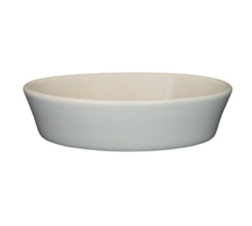 ITI 10-1/2 oz. Oval, Oven Baking Dish - Ceramic, American White (OB-6)-cityfoodequipment.com