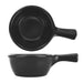ITI 8 1/2 oz Round Soup Crock - Ceramic, Black (OSC-55-B)-cityfoodequipment.com
