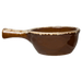 ITI 8 1/2 oz Round Soup Crock - Ceramic, Caramel (OSC-55H)-cityfoodequipment.com