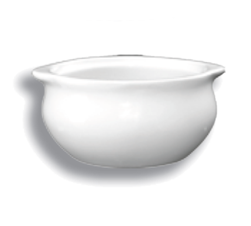 ITI 12 oz Soup Crock - Ceramic, European White (OSC-12-EW)-cityfoodequipment.com