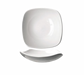 ITI 16 oz Square Quad™ Soup Bowl/Plate - Porcelain, European White (QP-18)-cityfoodequipment.com