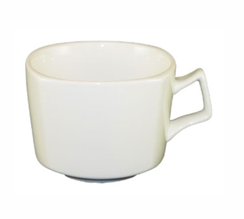ITI 8 oz Quad™ Cup - Porcelain, European White (QP-23)-cityfoodequipment.com