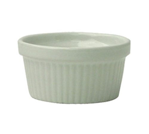 ITI 8 oz Ramekin - Porcelain, European White (RAMF-10-EW)-cityfoodequipment.com