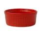 ITI 8 oz Cancun™ Ramekin - Ceramic, Crimson Red (RAMF-10-CR)-cityfoodequipment.com