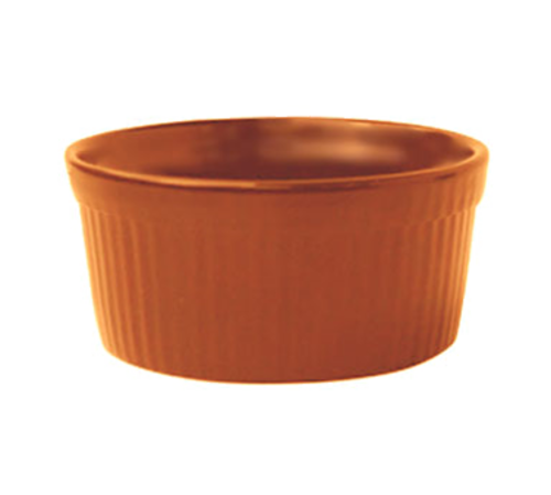 ITI 2 oz Cancun™ Ramekin - Ceramic, Orange (RAMF-2-O)-cityfoodequipment.com