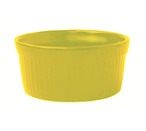 ITI 2 oz Cancun™ Ramekin - Ceramic, Yellow (RAMF-2-Y)-cityfoodequipment.com