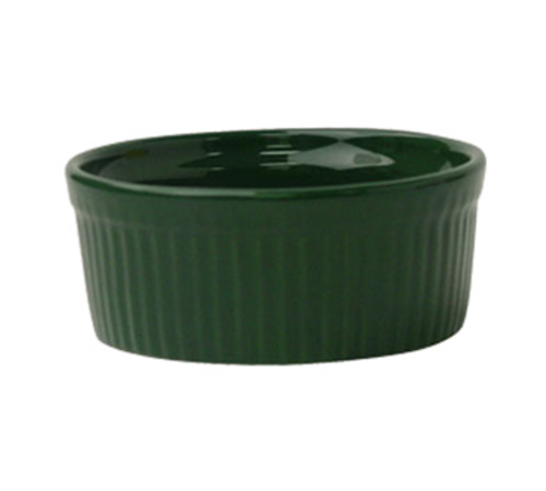 ITI 6 oz Cancun™ Ramekin - Ceramic, Green (RAMF-8-G)-cityfoodequipment.com