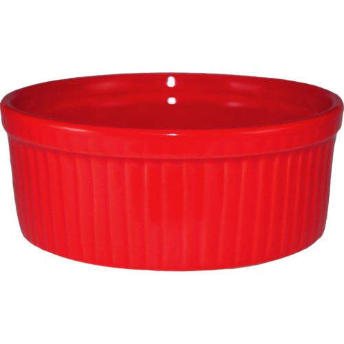 ITI 6 oz Cancun™ Ramekin - Ceramic, Crimson Red (RAMF-8-CR)-cityfoodequipment.com