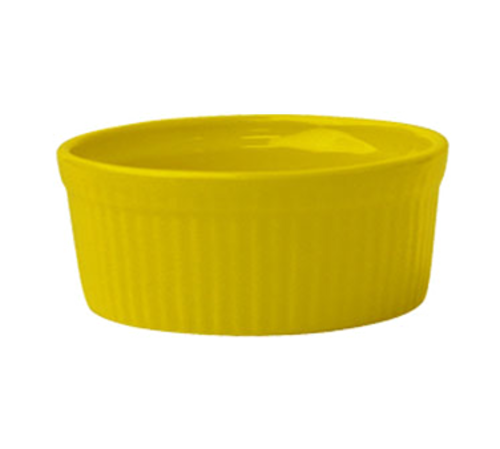 ITI 6 oz Cancun™ Ramekin - Ceramic, Yellow (RAMF-8-Y)-cityfoodequipment.com