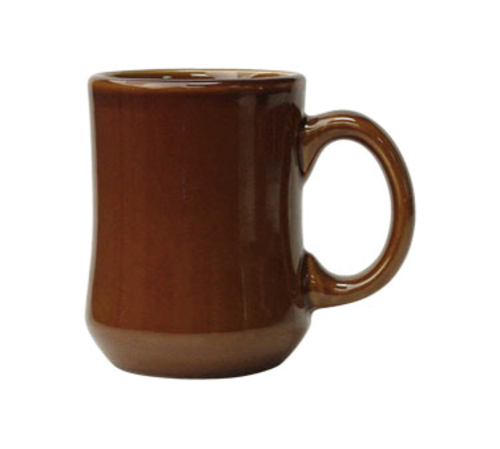 ITI 8 oz Cancun™ Princess Mug - Ceramic, Caramel (RM-P-CP)-cityfoodequipment.com