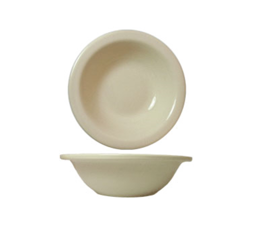 ITI 13 oz Round Roma™ Grapefruit Bowl - Ceramic, American White (RO-10)-cityfoodequipment.com