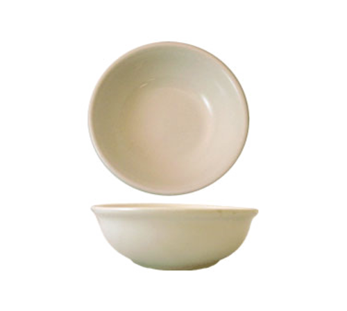 ITI 16 oz Round Roma™ Oatmeal/Nappie Bowl - Ceramic, American White (RO-18)-cityfoodequipment.com