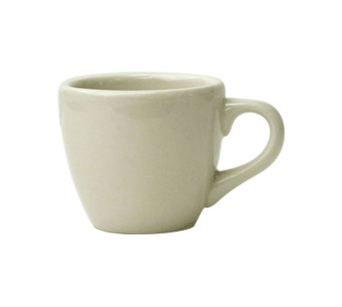 ITI 3 1/2 oz Roma™ A.D. Cup - Ceramic, American White (RO-35)-cityfoodequipment.com