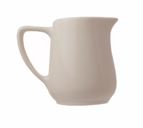 ITI 13 oz Roma™ Creamer - Ceramic, American White (RO-60)-cityfoodequipment.com