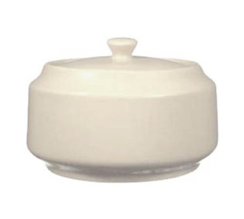 ITI 14 oz Roma™ Sugar Container - Ceramic, American White (RO-61)-cityfoodequipment.com