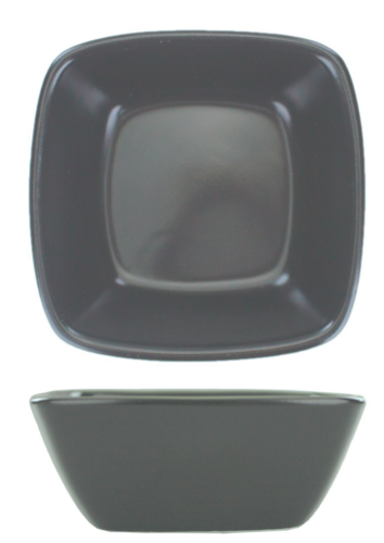 ITI 6 oz Square Quad™ Fruit Dish - Porcelain, Matte Gray (QP-31-MG)-cityfoodequipment.com