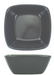 ITI 6 oz Square Quad™ Fruit Dish - Porcelain, Matte Gray (QP-31-MG)-cityfoodequipment.com