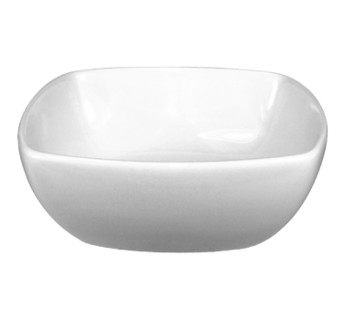 ITI 6 oz Square Quad™ Fruit Dish - Porcelain, European White (QP-31)-cityfoodequipment.com