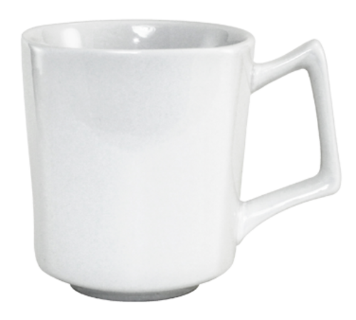 ITI 12 oz Quad™ Cup - Porcelain, European White (QP-17)-cityfoodequipment.com