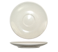 ITI 6 1/2" Round Roma™ Cappuccino Saucer - Ceramic, American White (RO-67)-cityfoodequipment.com