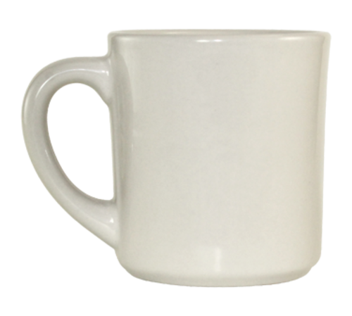ITI 10 oz Roma™ Camden Mug - Ceramic, American White (RO-40)-cityfoodequipment.com