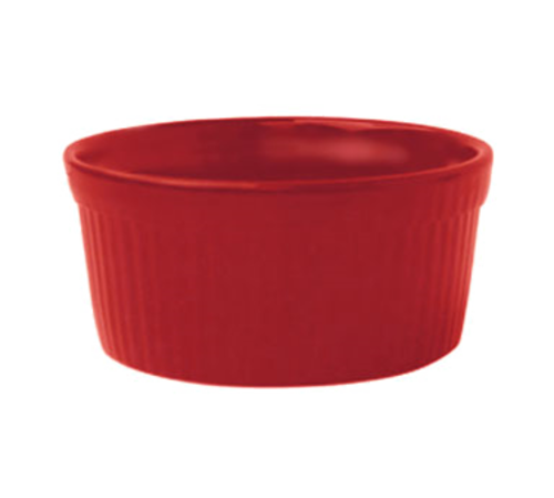 ITI 2 oz Cancun™ Ramekin - Ceramic, Crimson Red (RAMF-2-CR)-cityfoodequipment.com