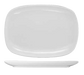 ITI 14" x 9 1/2" Rectangular Quad™ Platter - Porcelain, European White (QP-14)-cityfoodequipment.com
